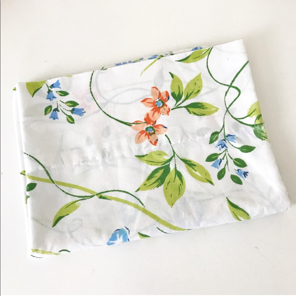 Vintage Floral Standard Size Pillowcase